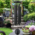 45Inch Deep Tone Large Wind Chimes for outside with 6 Heavy Tubes