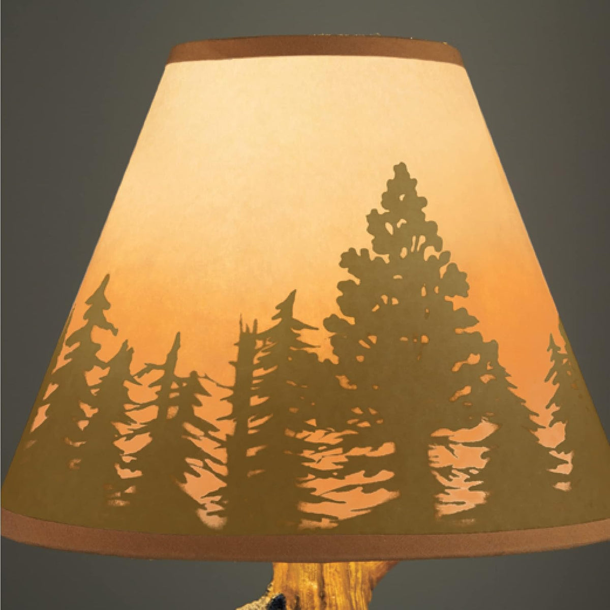 Rustic Climbing Bear Family Northwoods Lamp,14 3/4" H